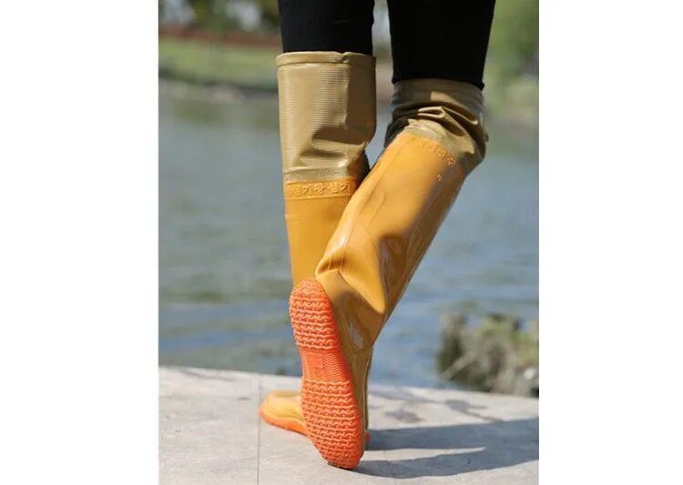 ymbyjyh鞋靴下田插秧靴软底水田鞋插秧鞋高筒下水裤农田滑靴水鞋水靴