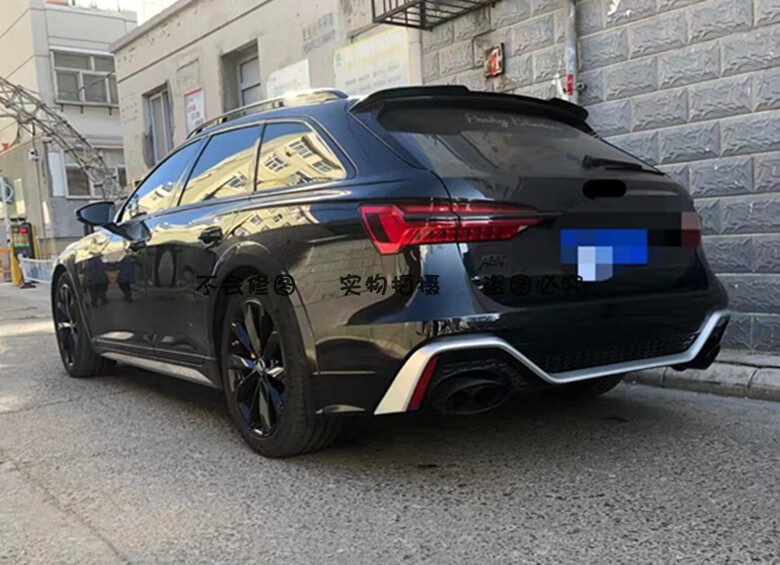 适用于19 20 21 22款奥迪a6allroad改装rs6包围旅行版升级前后杠 前杠