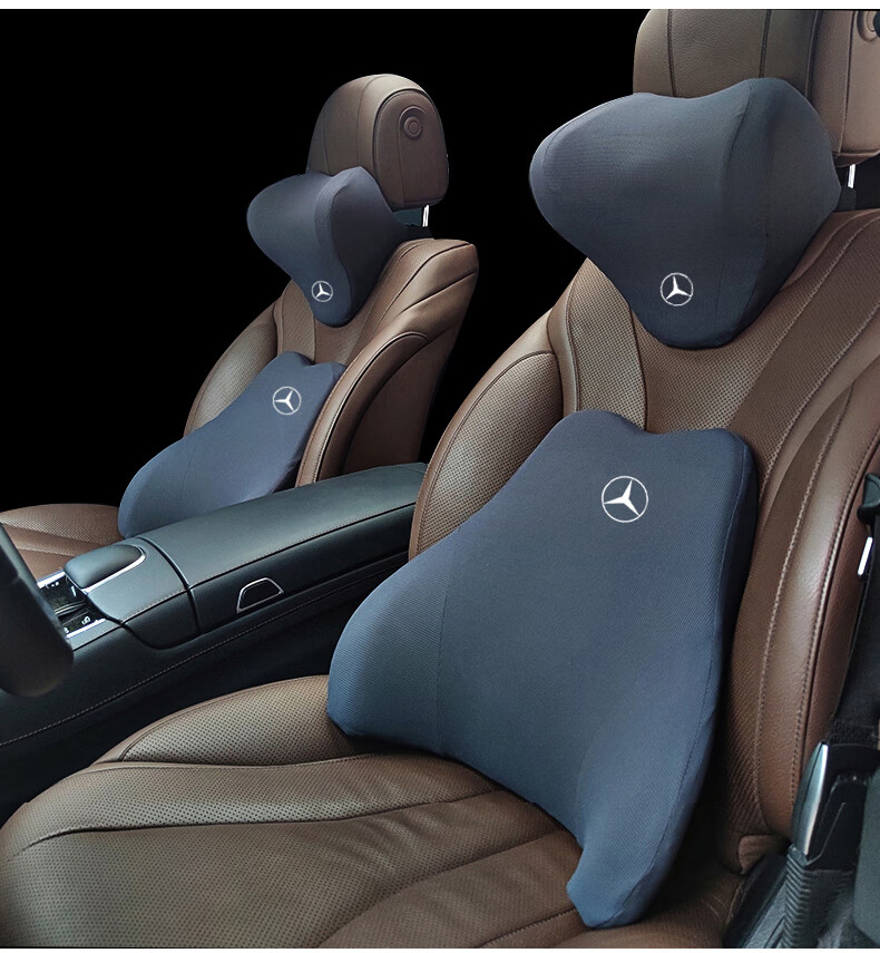 适用于奔驰gls450/400/350汽车头枕护颈枕车载靠枕车座椅腰靠垫
