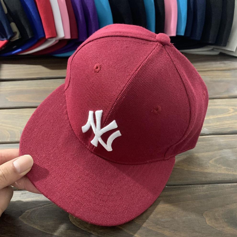 sup男士帽子春夏季嘻哈平沿帽ny棒球帽子女潮牌刺绣平檐遮阳帽 ny全黑