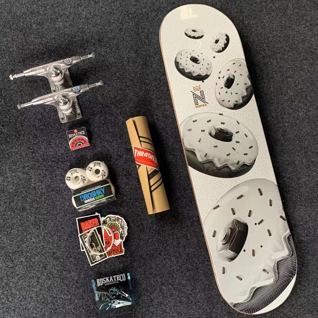 bd滑板西班牙全进口bd nomad 滑板初学者男生青少年新手双翘板 yeah