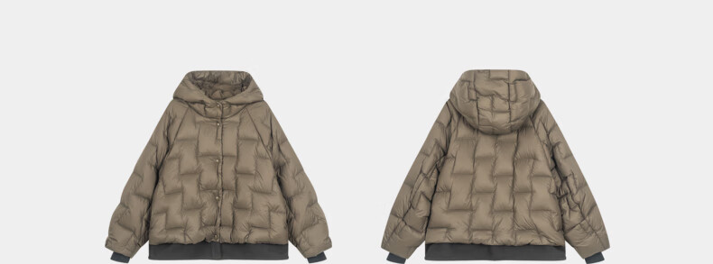 M.Latin Children's down Jacket, Winter 2024 New Style, Girls' Fleece Coat, Coral Pink, 150cm 12
