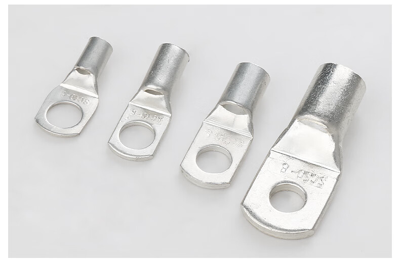 seisosc铜鼻子窥口接线端子紫铜线耳铜端子压线鼻sc351020只装