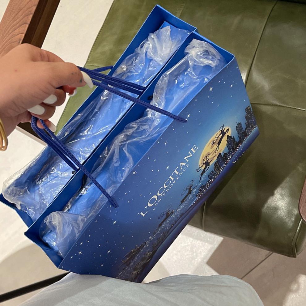 欧舒丹护手霜限量麋鹿套盒便携补水保湿伴手礼手提袋礼盒装5件套