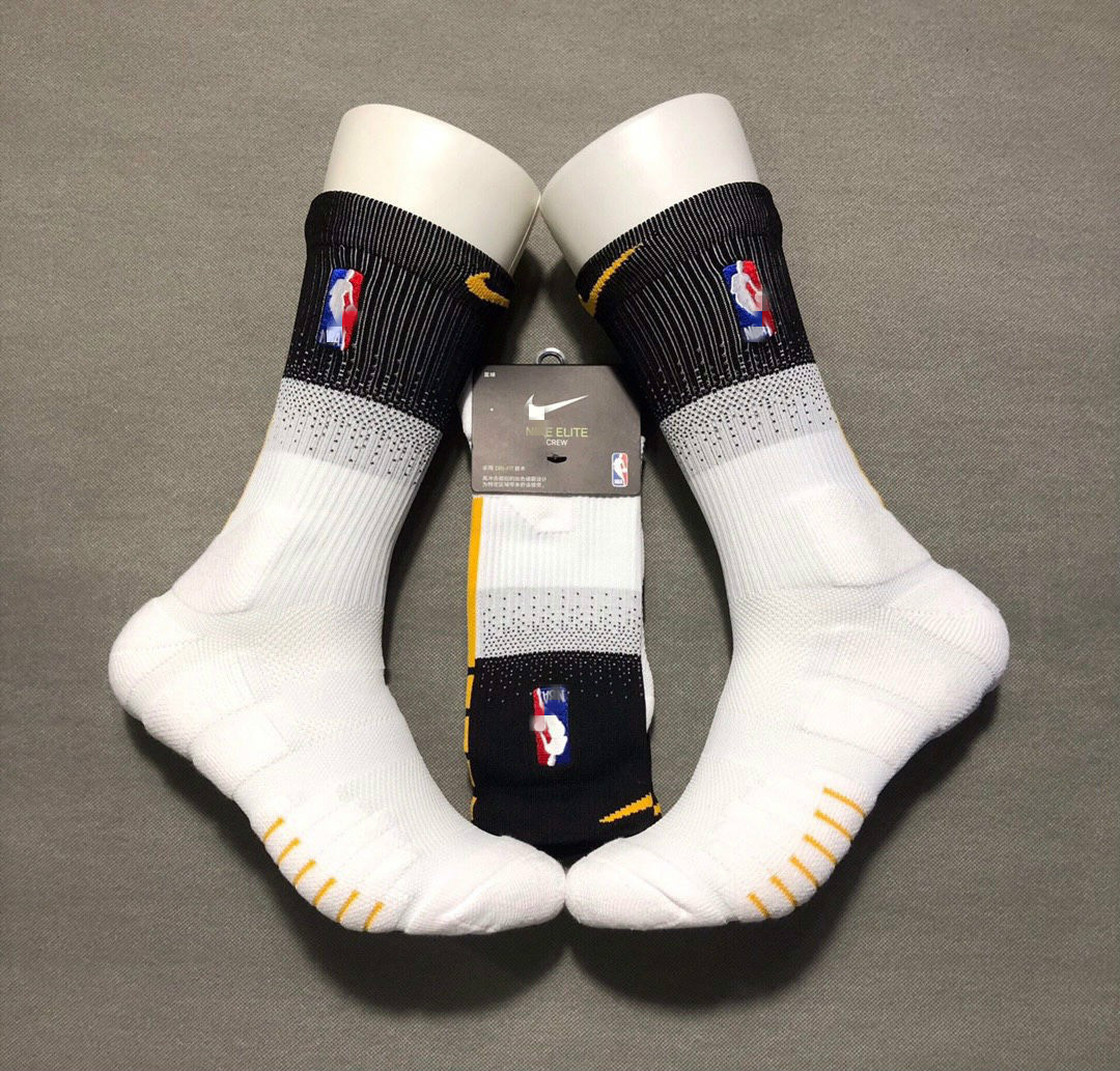 黛绸19nba球队款篮球袜高筒毛巾袜加厚防滑毛巾底实战精英篮球袜 高筒