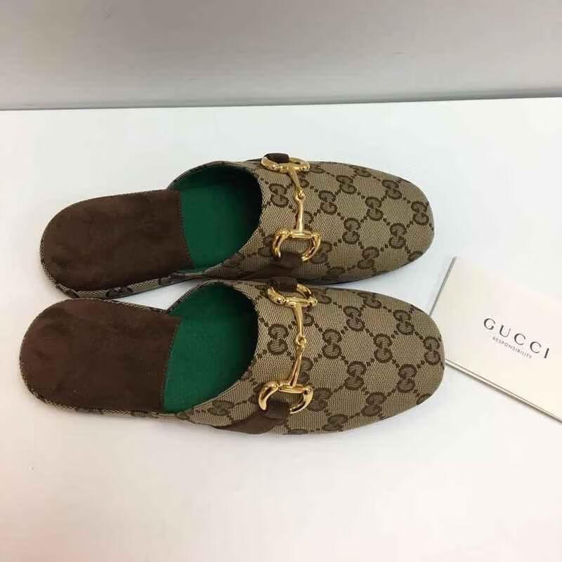 古驰gucci 人字拖女士奢侈品pericle gg马衔扣穆勒鞋 9773 it-36