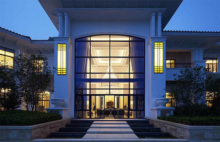 户外壁灯防水防锈酒店外墙壁灯室外灯工程订制灯具户外仿云石壁灯sn