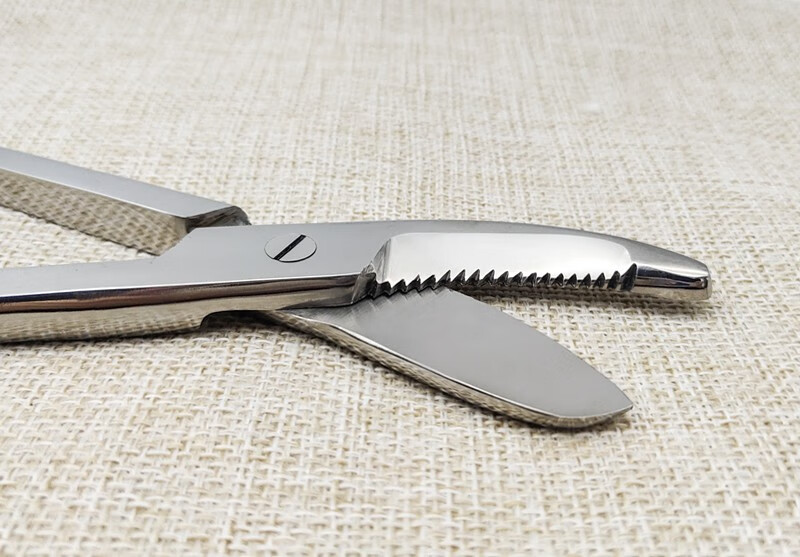 【京健康】不锈钢石膏剪石膏钳高分子高硬度绷带剪 医用锯齿口剪刀 质