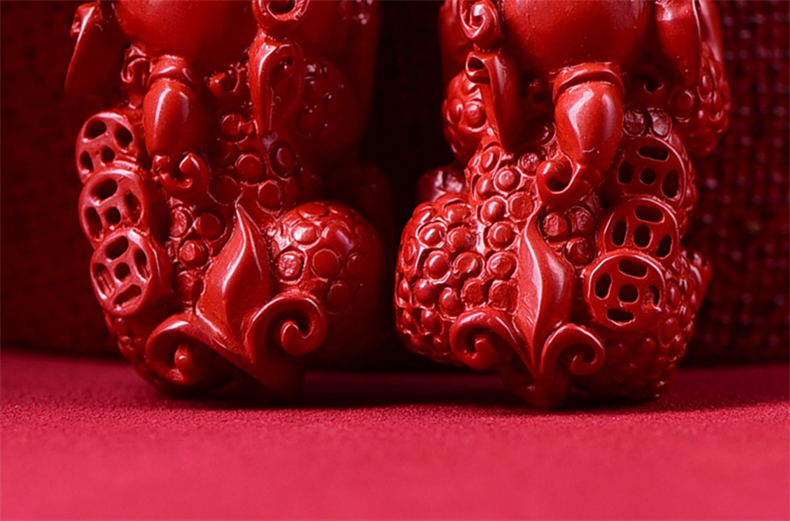 【七夕情人节礼物】石千年 朱砂吊坠貔貅紫金砂送家人朋友同事礼物