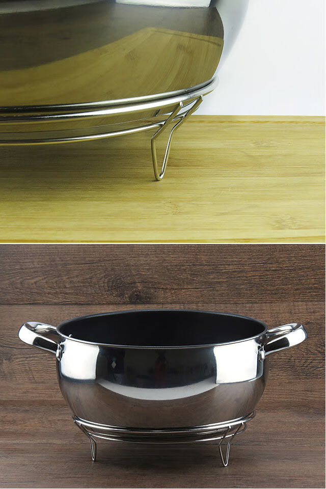 不锈钢锅架厨房锅垫置锅架锅架子隔热垫放锅架子炒锅架锅具收纳架