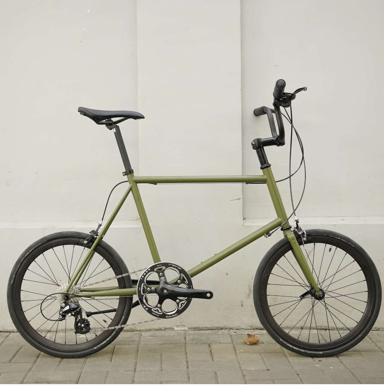 2wheels复古自行车城市车通勤运动451小轮小跑车轻便变速minivelo