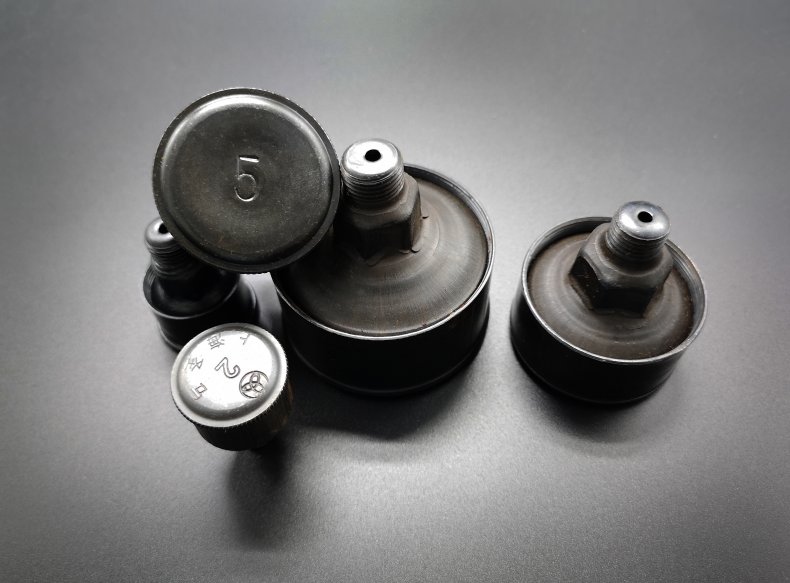 3 旋盖式油杯 铁皮牛油杯 一盒装 50ml(16x1.5)10只装