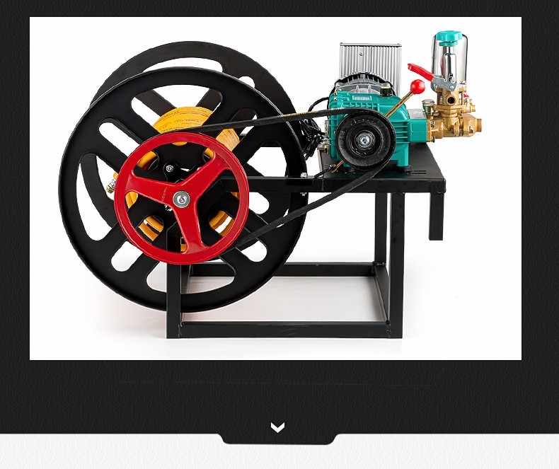 电动打药机高压农用全自动收管卷管器60v48v农用新式电三轮喷雾器220v