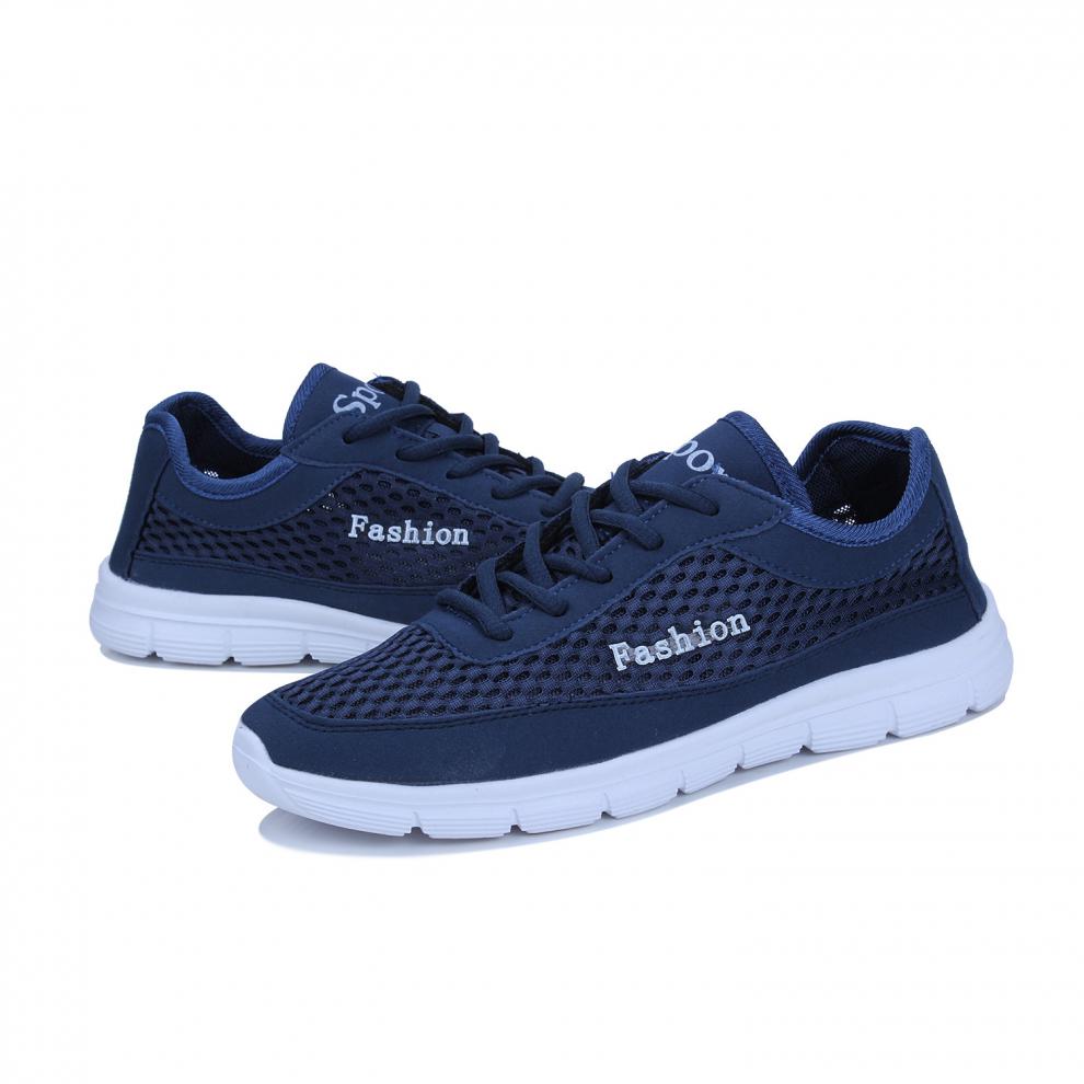 男轻便网面网布鞋透气防滑夏天加大码鞋子特大号男生运动鞋yl18灰色39