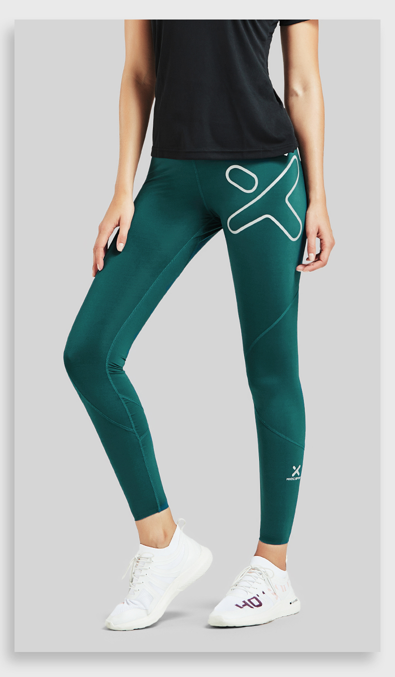 mxdc麦斯迪森网红女legging瑜伽跑步健身外穿无痕高腰提臀紧身裤墨绿m