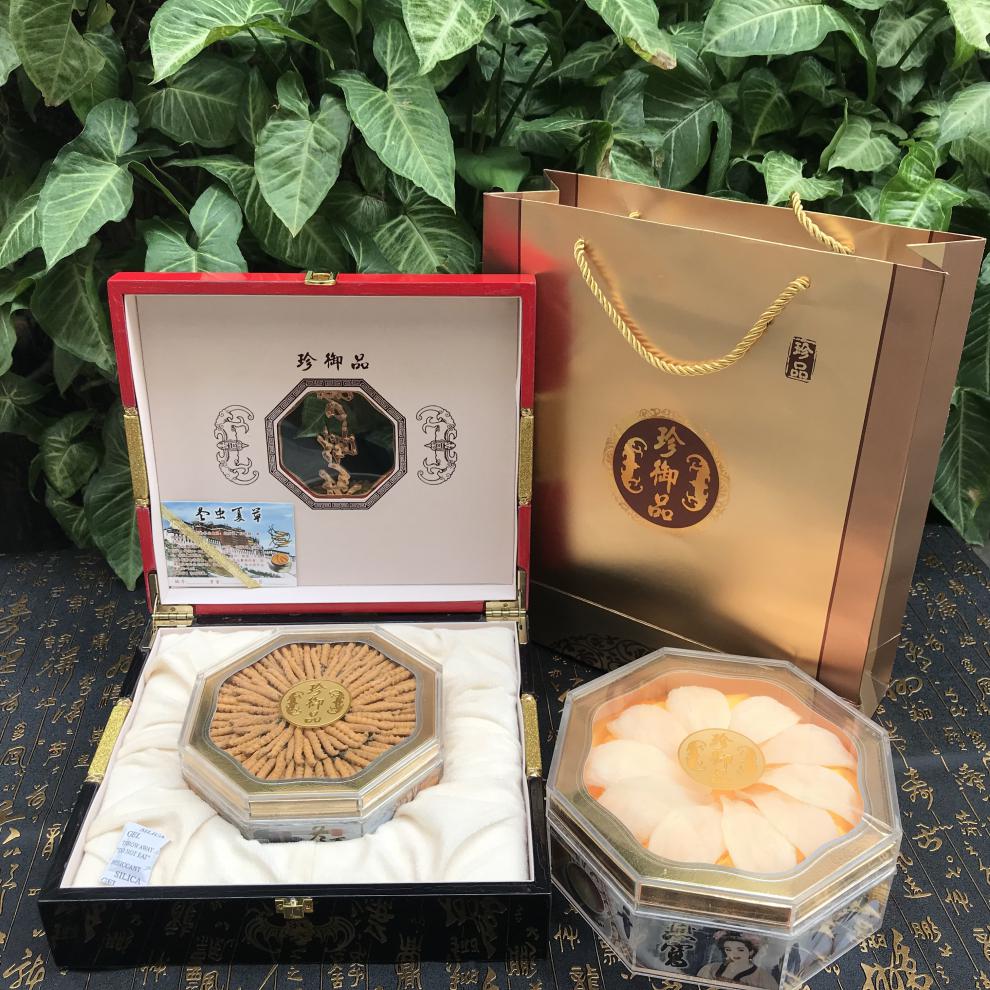 2022新款珍御品礼品盒新款珍御品虫草包装盒燕窝礼品木盒内八角盒宫廷