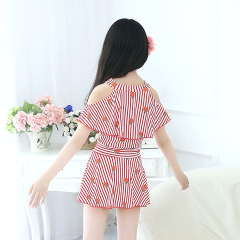 小学生泳衣女孩童宝宝分体两件套公主连体夏季比基尼温泉儿童泳装