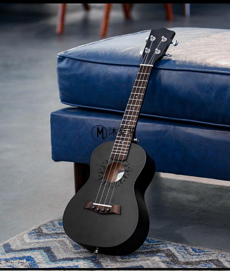 mint尤克里里andrew安德鲁23寸尤克里里学生初学乌克丽丽黑色小吉他