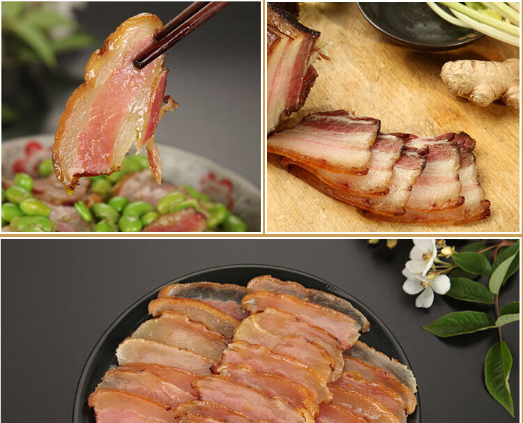 汉源馆四川骅楠皇木腊肉五花肉二刀肉坐墩肉雅安汉源特产正宗农家味道