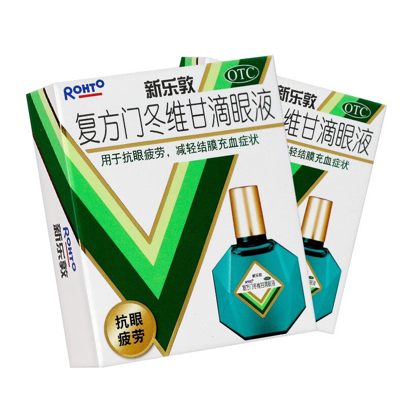 曼秀雷敦 新乐敦 复方门冬维甘滴眼液 眼药水 13ml/瓶 抗眼疲劳减轻
