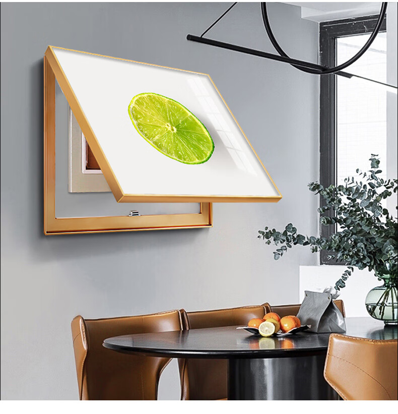 水果电表箱装饰画免打孔挂画电闸盒配电箱遮挡总开关强电源空开箱k0