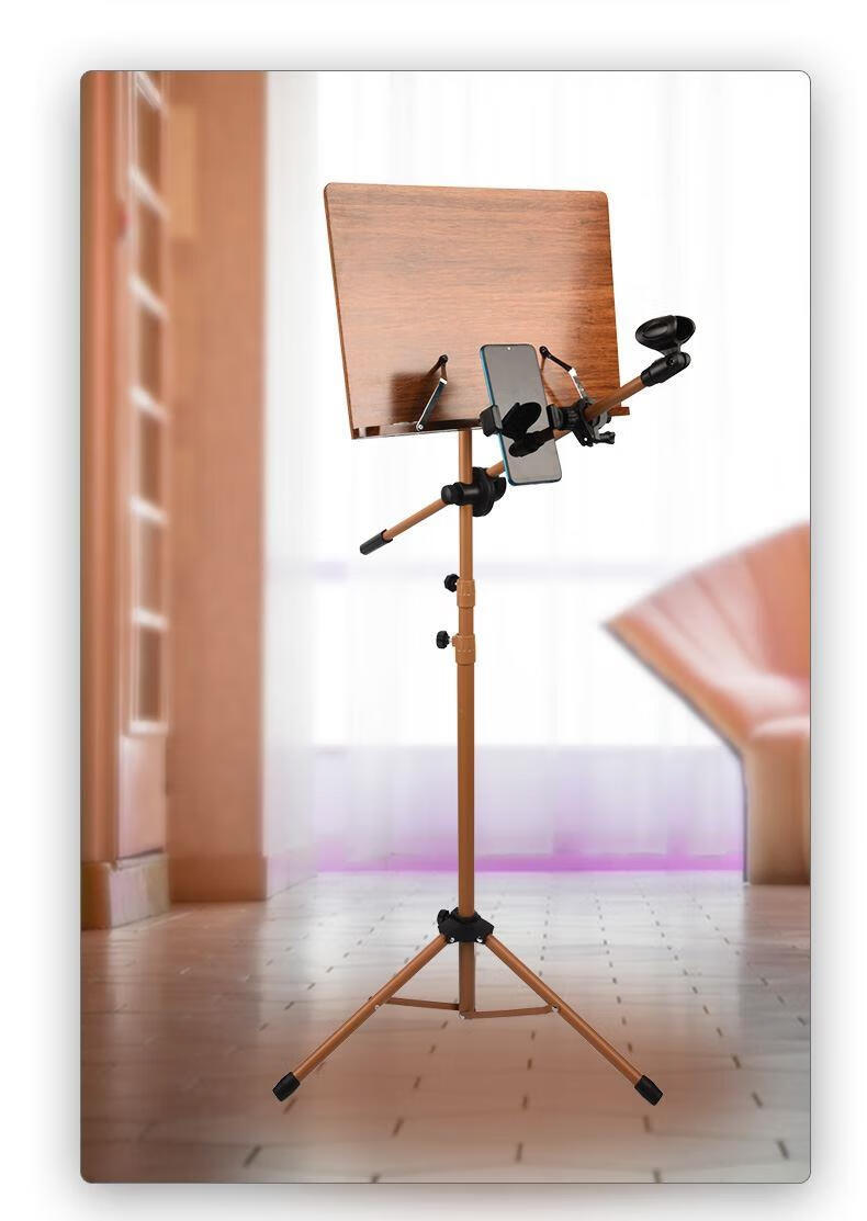 曲谱架话筒架 乐曲谱架子琴架乐谱架儿童古筝萨克斯琵琶大提琴长笛