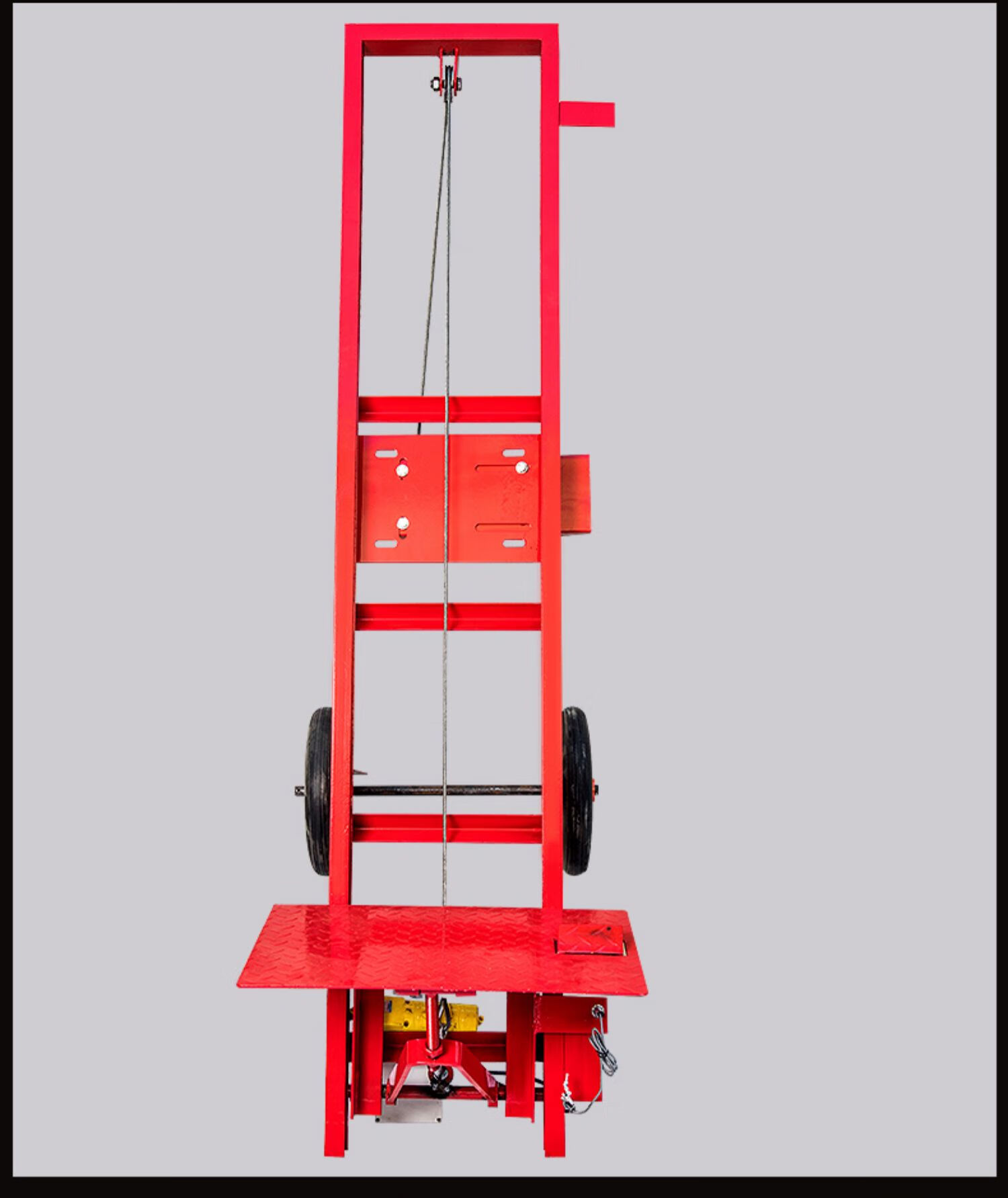 自动装车机上鱼机鱼塘装鱼机电动升降上货机车载折叠工地用提升机凌栐
