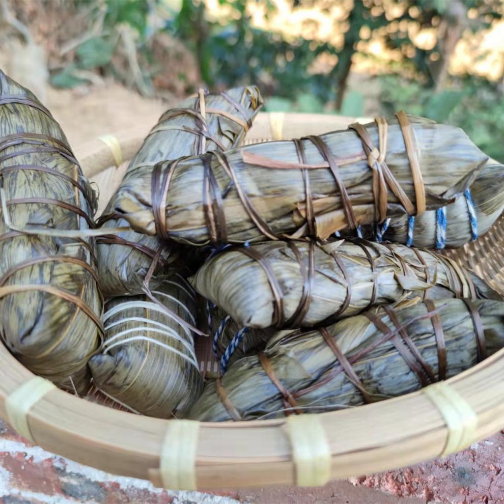 广东茂名大粽子端午五花肉粽子 免煮即食早餐手工鲜肉粽蛤蒌肉粽 半肥