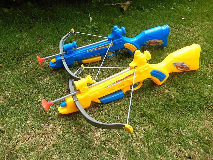 驽弓 十字驽弓箭玩具户外儿童弓箭玩具十字弓驽连发弓弩箭支吸盘男孩