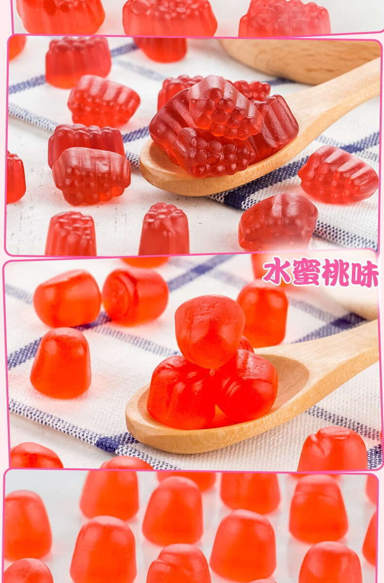 旺仔qq糖40包休闲小零食软糖儿童橡皮果汁糖果网红小吃 可乐味x20包