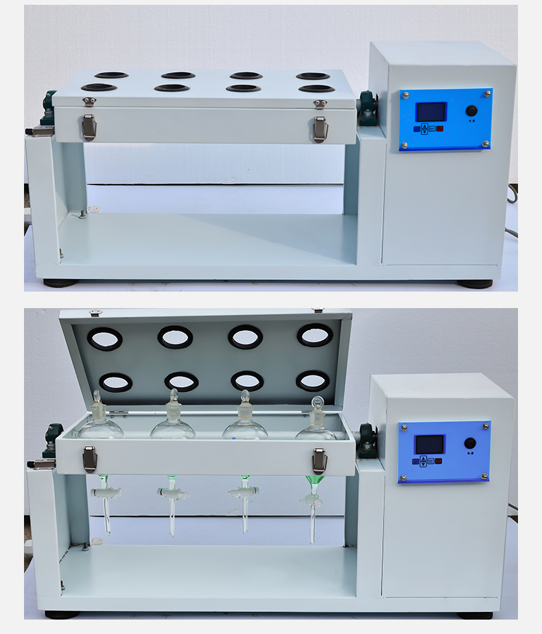 分液漏斗萃取翻转振荡器2/4/ 8/10工位1l全自动多功能翻转萃取器 xr