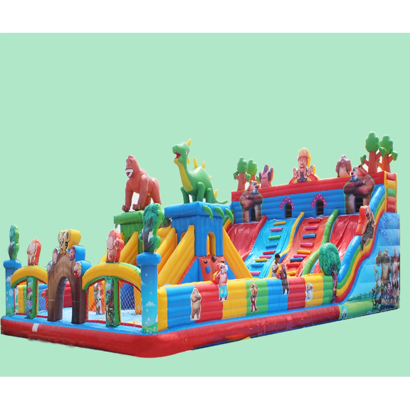 室户外儿童乐园充气城堡大型滑滑梯娱乐设施大型滑梯攀岩蹦蹦床跳床