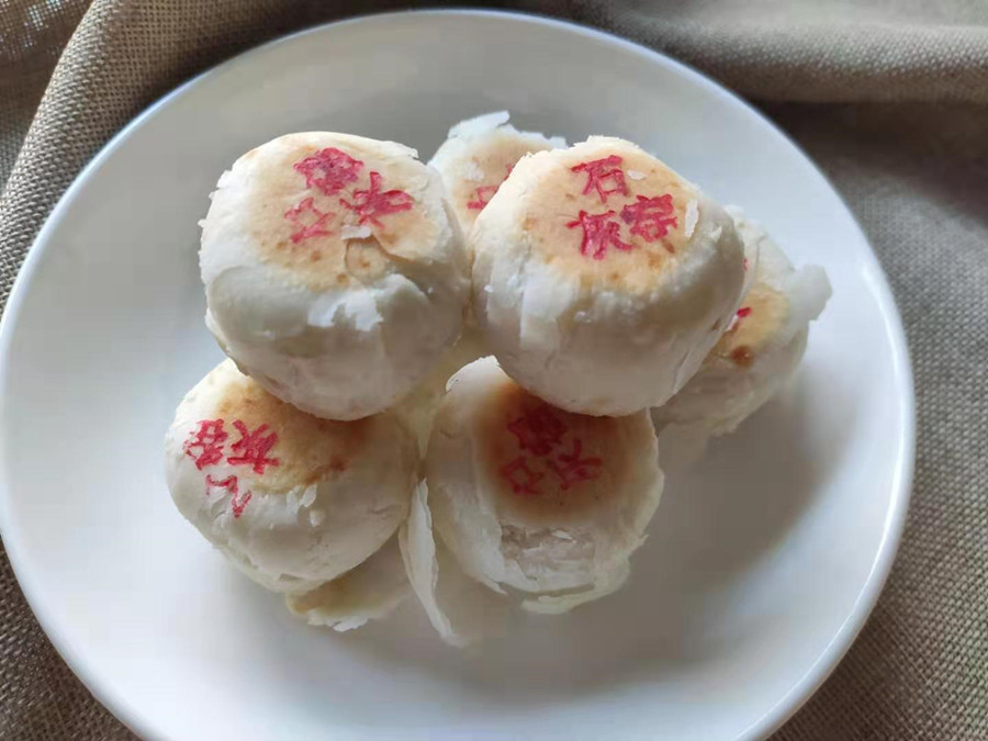 渭南石灰窑水晶饼陕西渭南特产健民食品厂正宗石灰窑传统水晶饼白皮