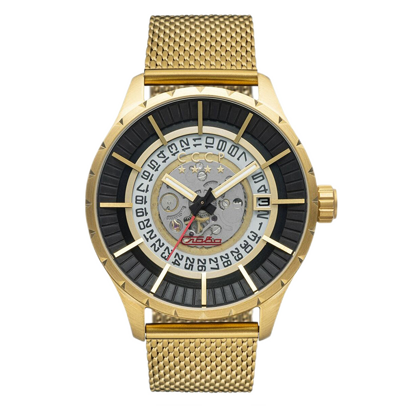 cccp男表vlasov系列简约风机械感时尚个性小众送人礼物自动机械男士