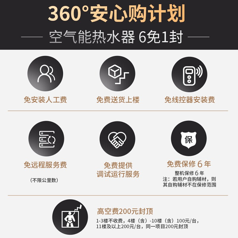 美的( midea) 空气能热水器智能家电空气能热水泵分体式双源电辅加热