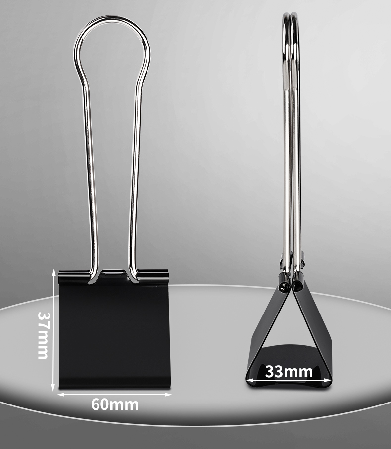 长尾夹超大号大号燕尾夹长尾夹凭证装订固定夹票夹铁夹办公文件大夹子