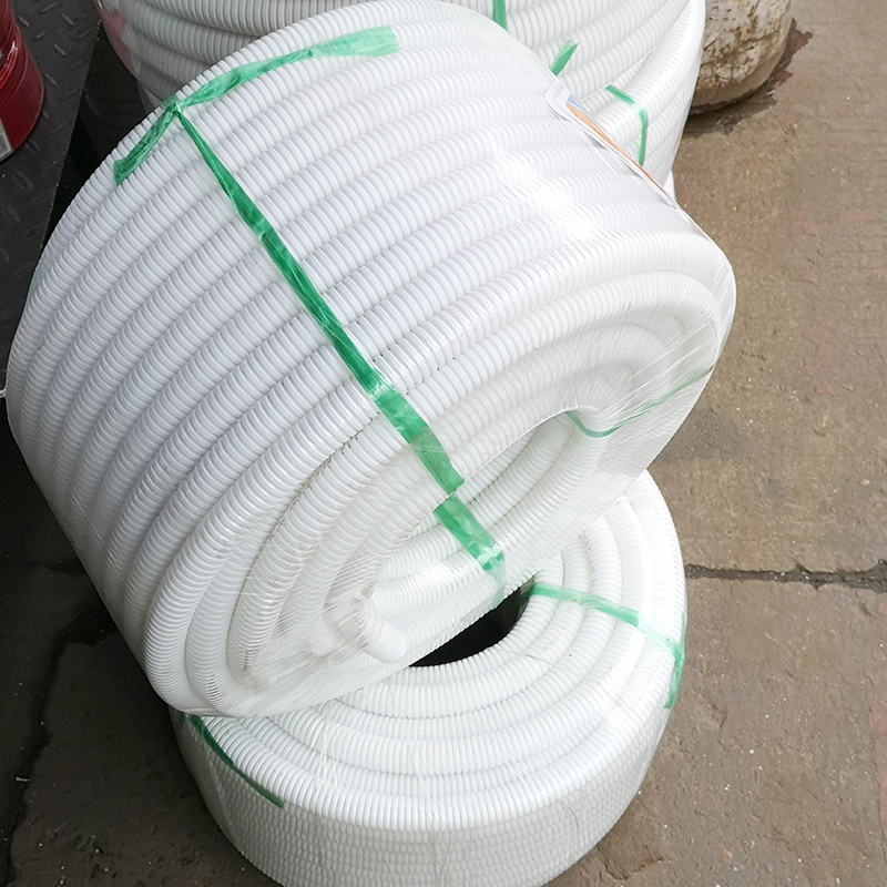 阻燃 穿线管波纹管 塑料 pvc 室外管白色 软管电线管子明装套管20