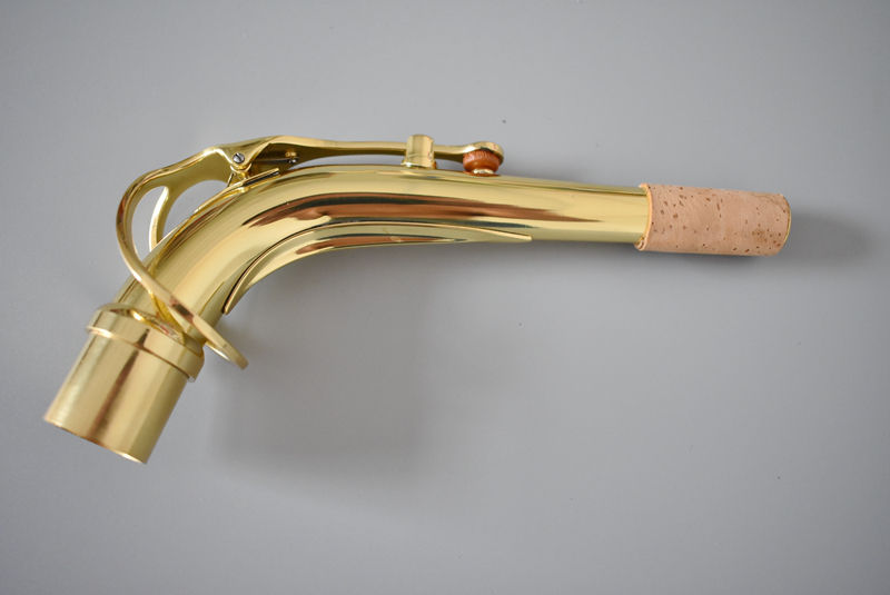 降e中音萨克斯弯脖脖管号嘴嘴子萨克斯二节萨克斯配件降e中音镀镍脖管