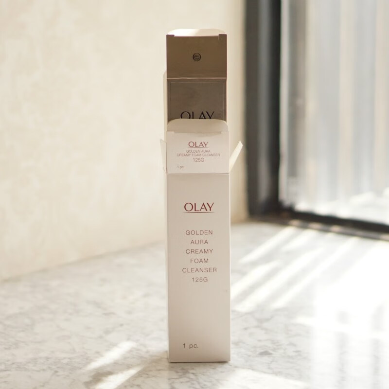 柜台200+ olay 玉兰油菁醇青春洁面乳125g 黄金酵母 氨基酸洗面奶 红色