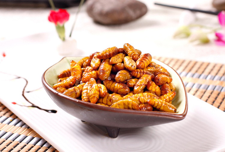 小干蛹新鲜速冻小蚕蛹桑蚕蛹农家自养金丝蛹500g 家庭装【图片 价格