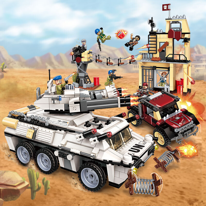 启蒙乐高积木男孩军事航母模型大型军舰儿童拼装玩具船拼图航空母舰6