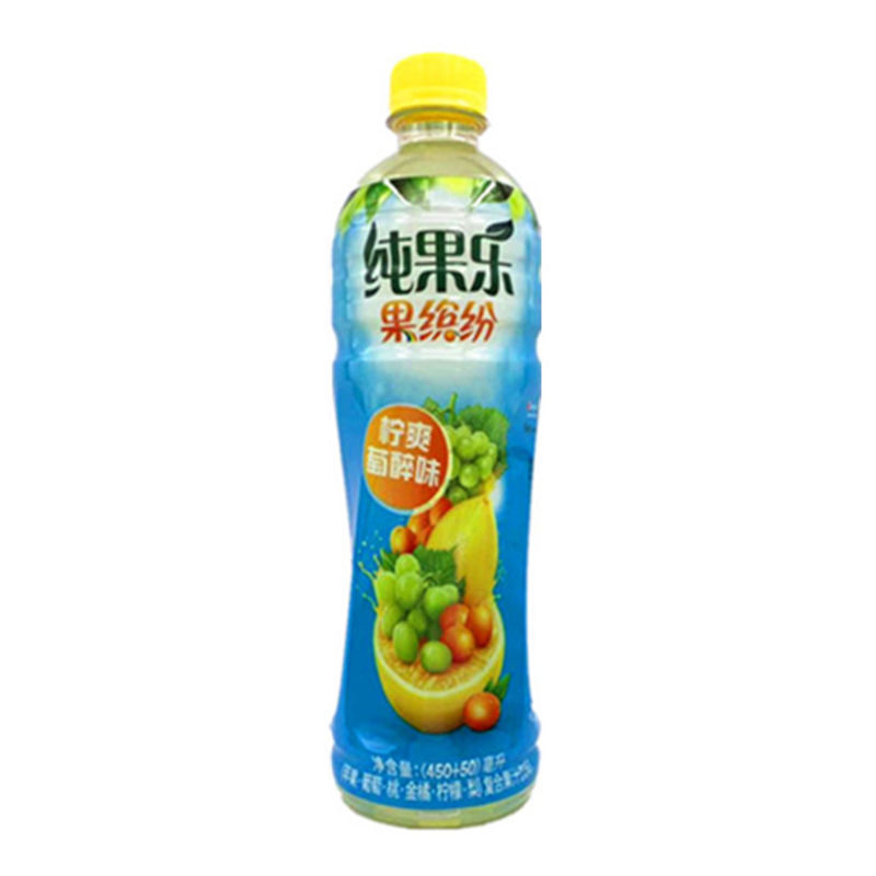 纯果乐果缤纷500m15瓶热带水果味金橙味浓缩果汁饮料四种口味混合装15