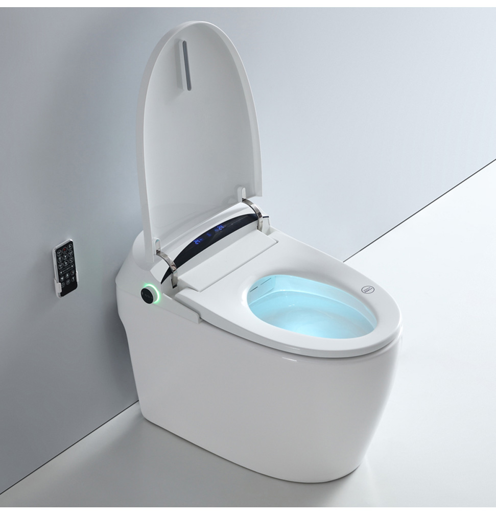 enzototo智能马桶一体式多功能即热式坐便器自动冲水养生马桶坐便器