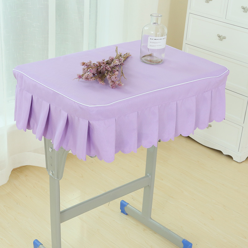 小学生桌布教室课桌套学校课桌布4060天蓝色书桌套绿色学生桌罩天蓝色