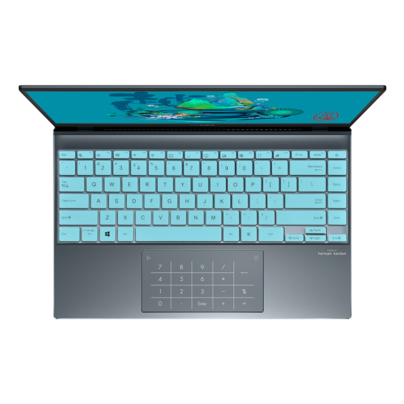 14英寸华硕灵耀14键盘膜14s电脑防尘罩u4700j e键位套灵耀14s屏保ux42