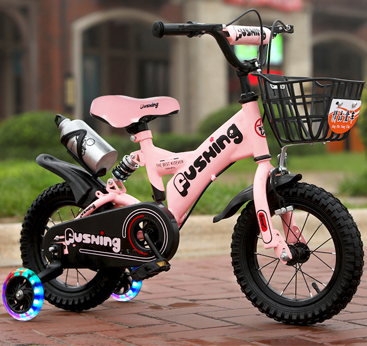 迪士尼(disney)儿童自行车女童公主款2-3-4-5-6-7岁男孩脚踏车小孩