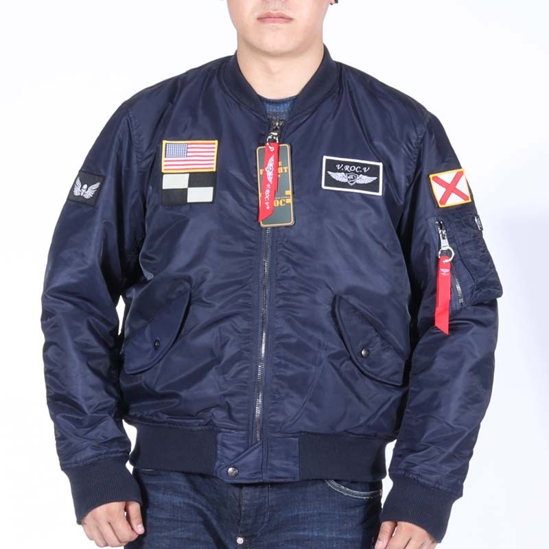 刺绣军飞行服秋冬夹克保暖外套轻盈舒适行 绿色 m【图片 价格 品牌