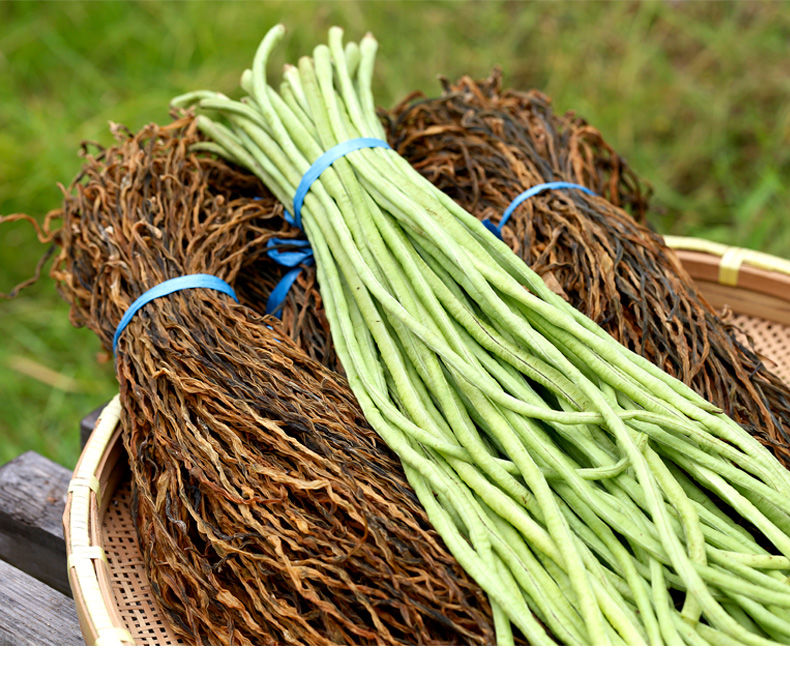 新货农家豆角干农家自制日晒长豆角豇豆干货脱水蔬菜干货 干豆角100g