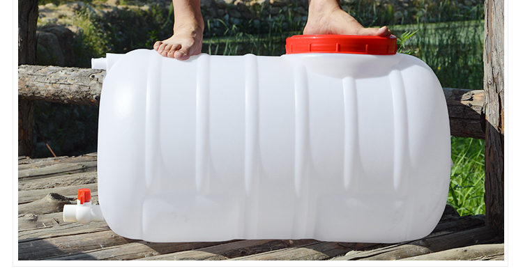 超大储水桶水罐储水箱水塔卧式塑料桶蓄水桶大号大容量水桶250升特厚