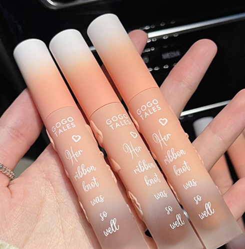 戈戈舞浮雕蝴蝶结唇泥gogotales丝绒雾面哑光唇釉801803804806804